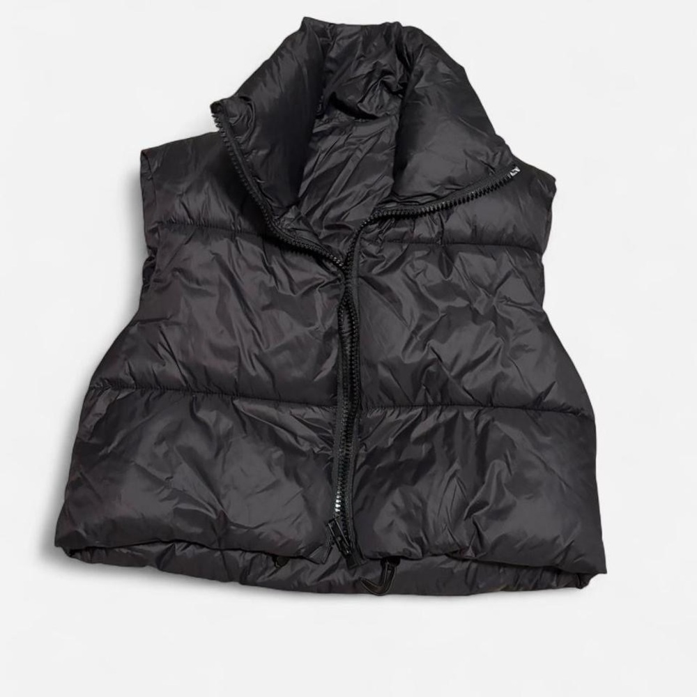 Women's Black Puffer Vest